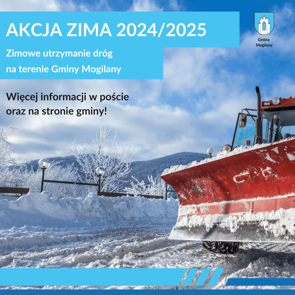 Zimowe utrzymanie dróg Mogilany