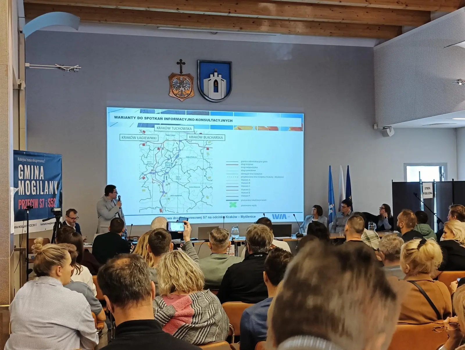 Konsultacje w sprawie budowy drogi S7 w Mogilanach