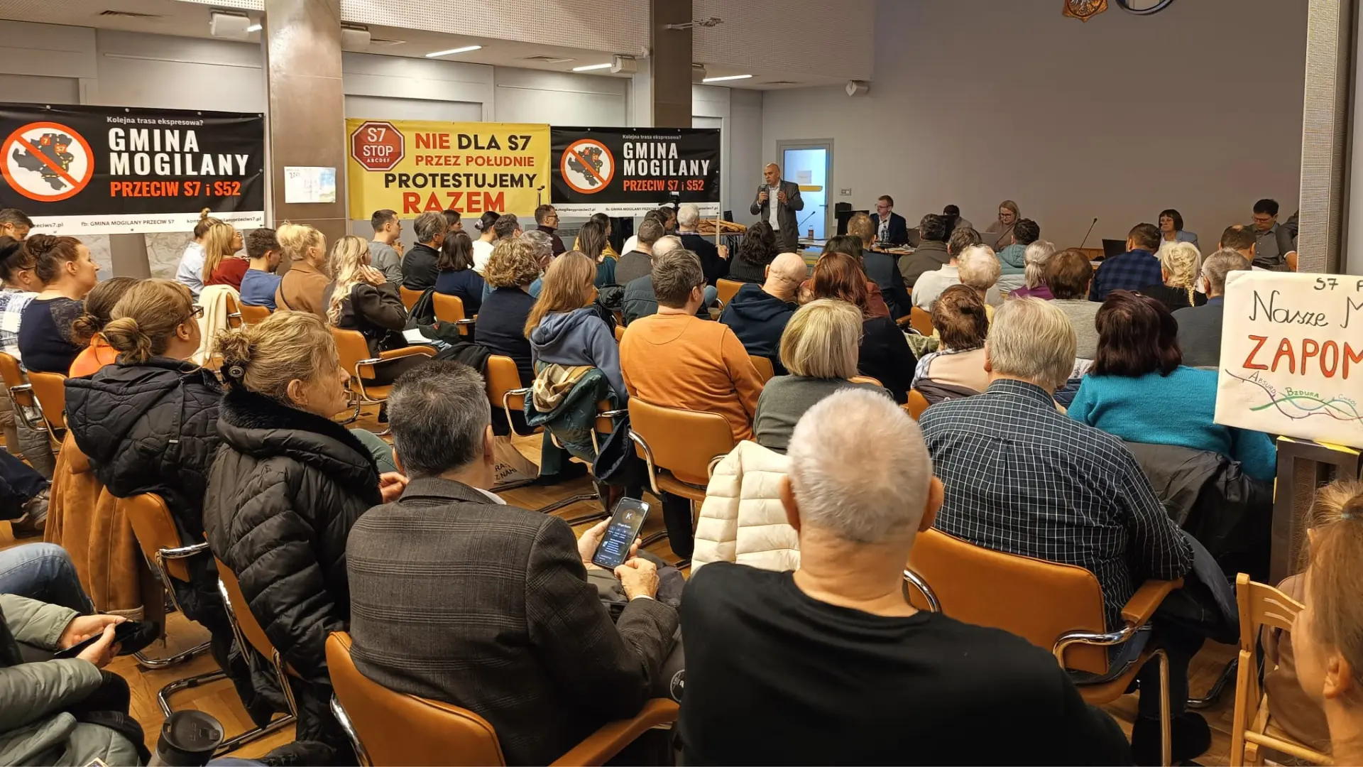 Spotkanie w sprawie budowy drogi S7 w Mogilanach