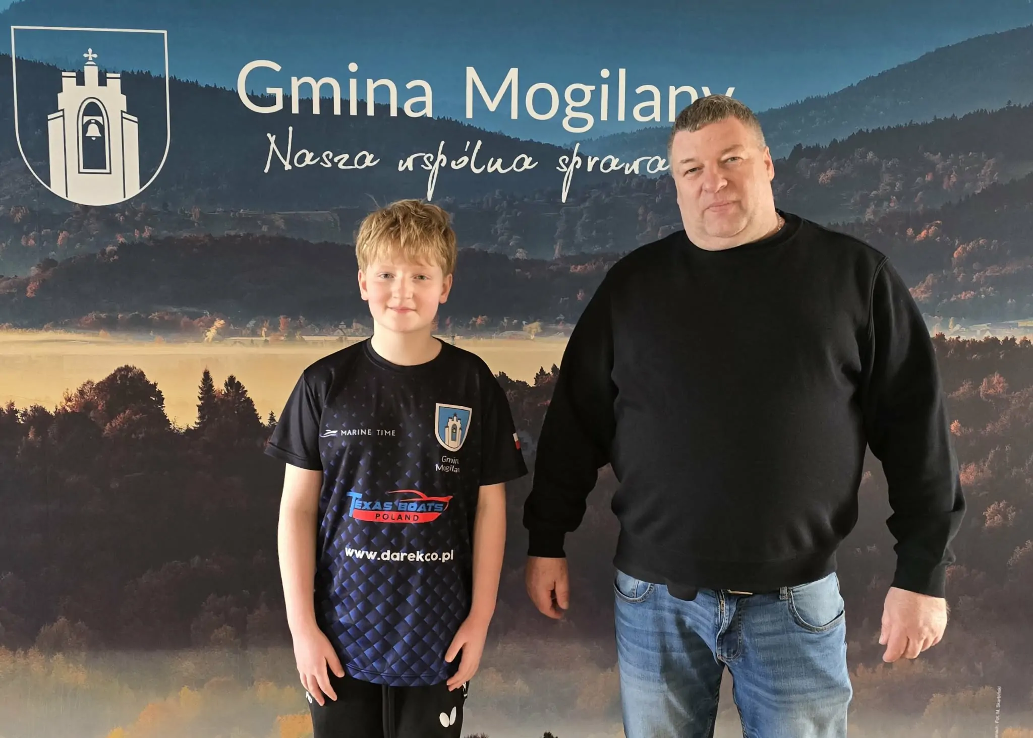 Antek z tatą - Hubertem Zającem