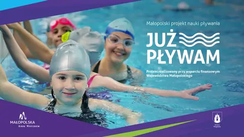 Plakat projektu "już pływam"