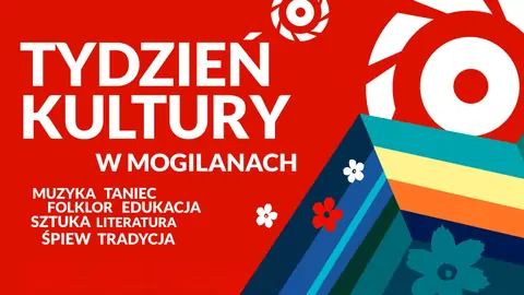 Plakat Tygodnia Kultury w Mogilanach