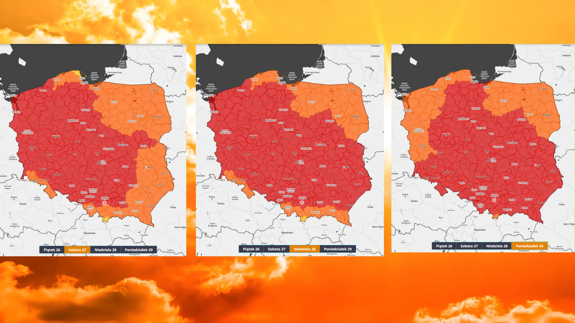 mapki z temperaturami