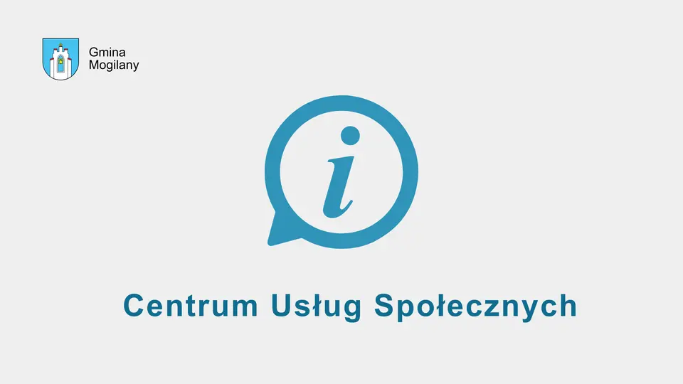 grafika + napis: centrum usług społecznych