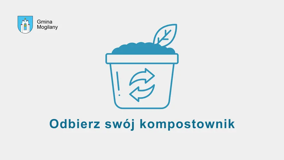grafika + napis: odbierz swój kompostownik