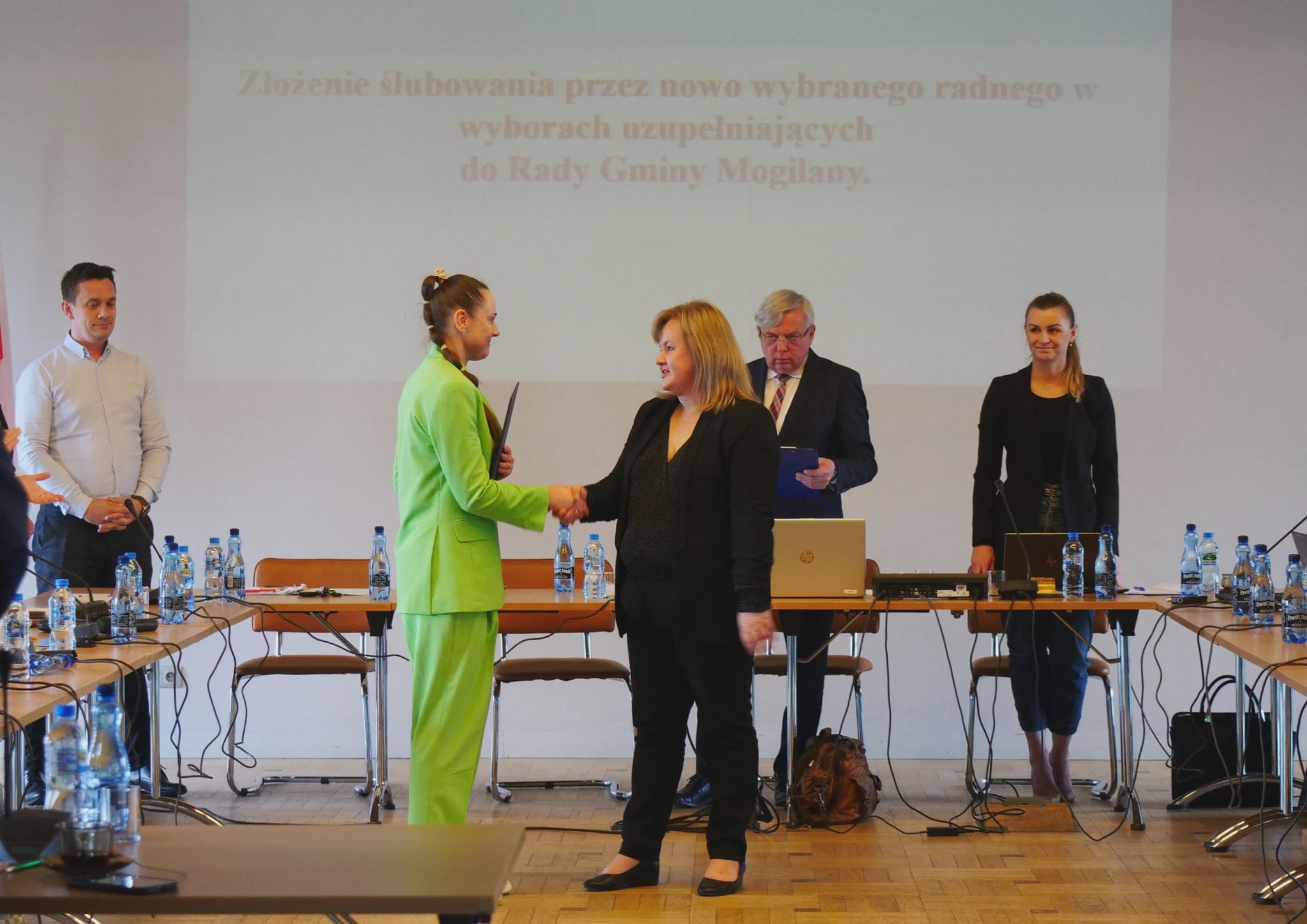 ślubowanie Radnej