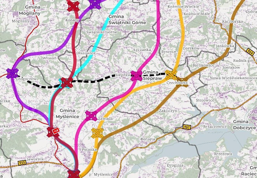 Mapa wariantów s7