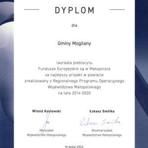 dyplom Beneficjent