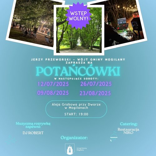 Obraz główny aktualności o tytule Potańcówka w Alei Grabowej 