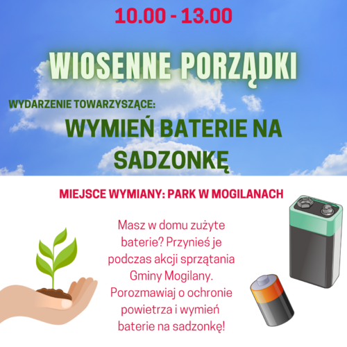 Obraz główny aktualności o tytule Po prostu odetchnij! Wiosenne porządki w Gminie Mogilany 