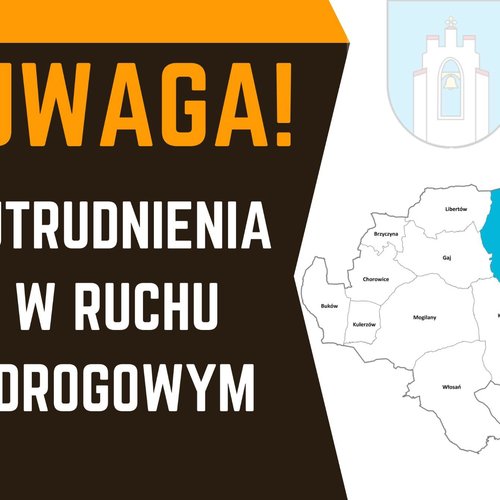 Obraz główny aktualności o tytule Informacja w sprawie wydłużenia prac drogowych w miejscowości Lusina do dnia 20.11.2025 r. 