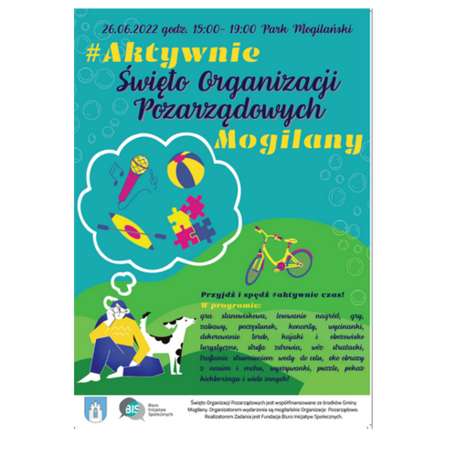 Obraz główny aktualności o tytule #Aktywnie w Mogilanach - Święto Organizacji Pozarządowych 