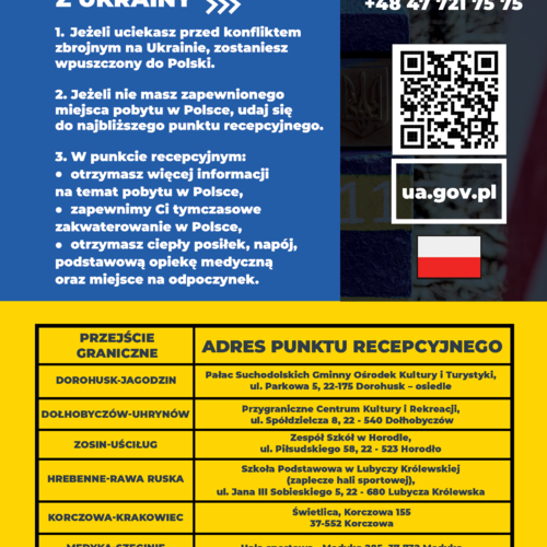 Obraz główny aktualności o tytule Pomoc dla obywateli Ukrainy 