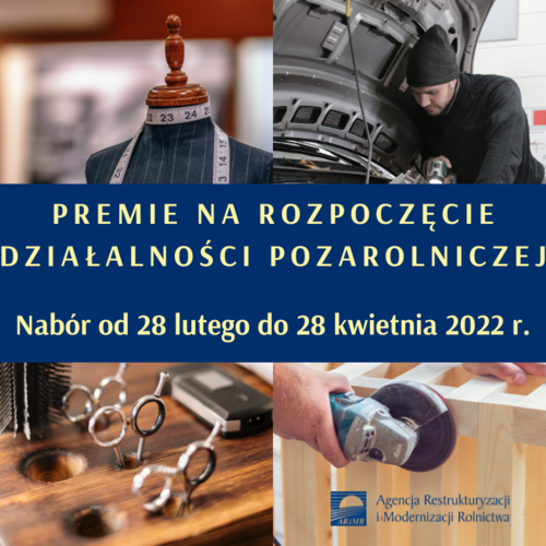 Obraz główny aktualności o tytule Premie na rozpoczęcie działalności pozarolniczej 