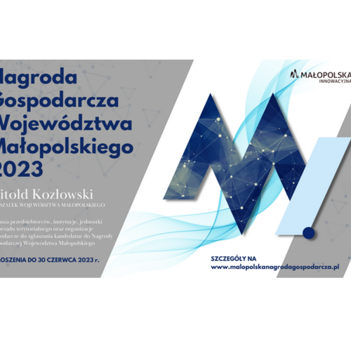 Obraz główny aktualności o tytule XIV Nagroda Gospodarcza Województwa Małopolskiego 