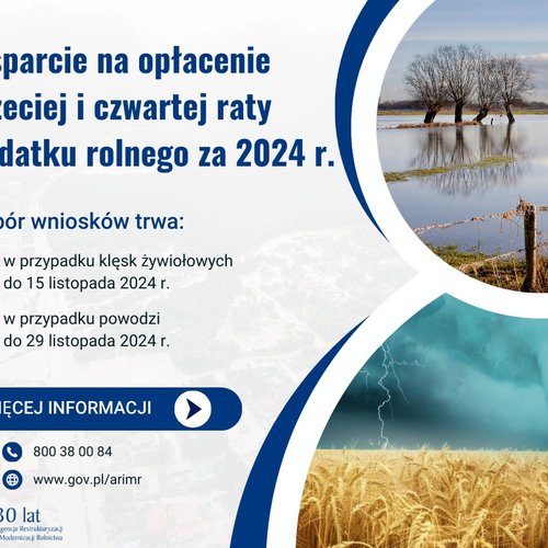 Obraz główny aktualności o tytule ARiMR stale wspiera rolników i reaguje na bieżące potrzeby 